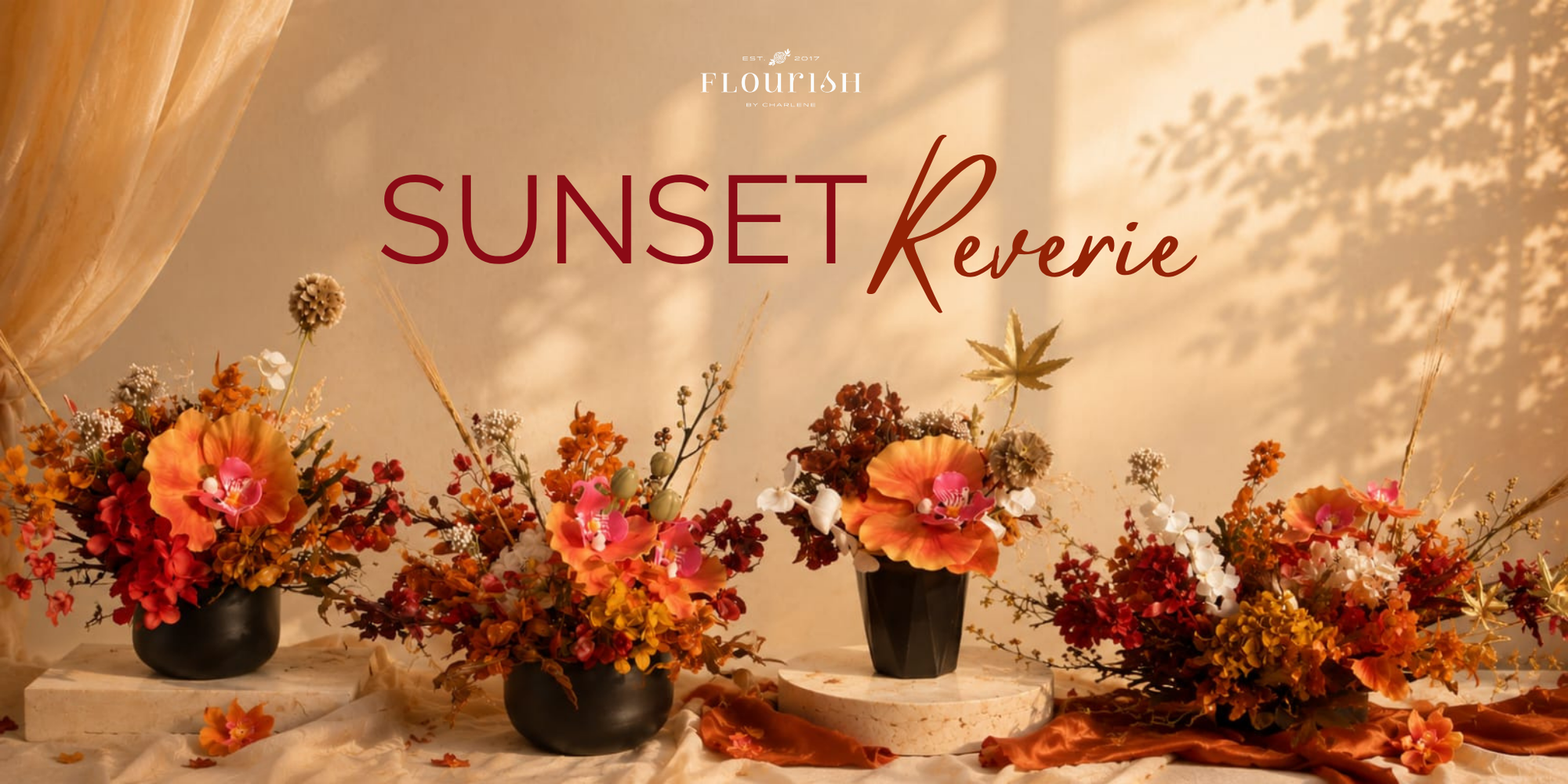Sunset Reverie Everlasting Flower Collection