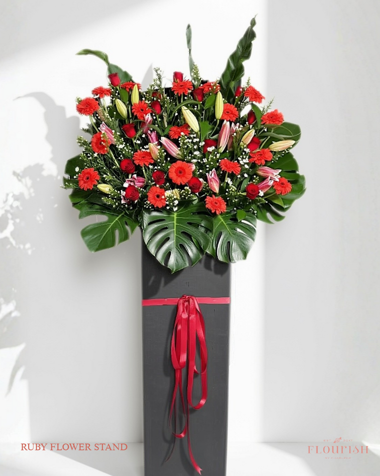 Ruby Flower Stand