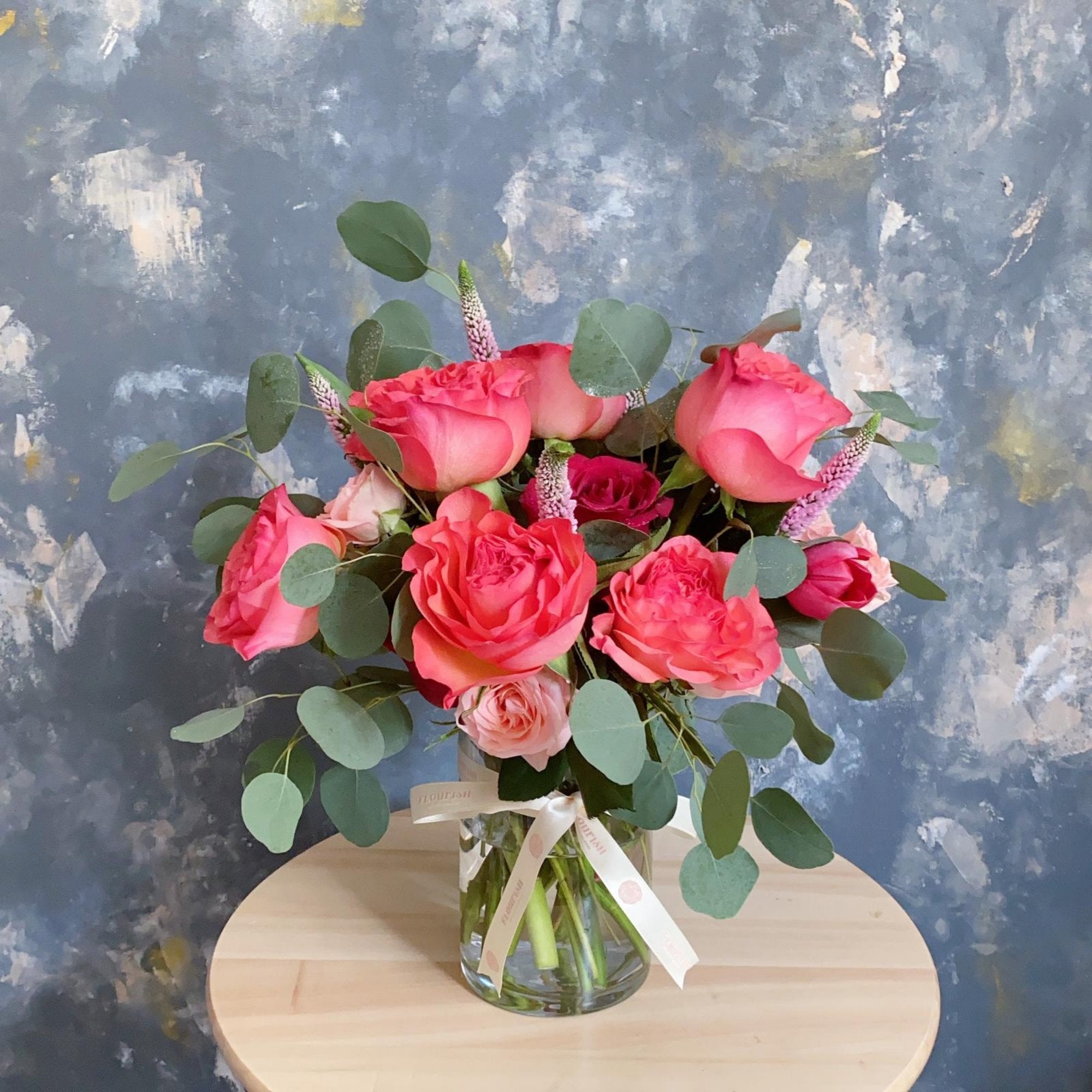 Coral Reeve - Flower Vase Arrangement - Flourish by Charlene