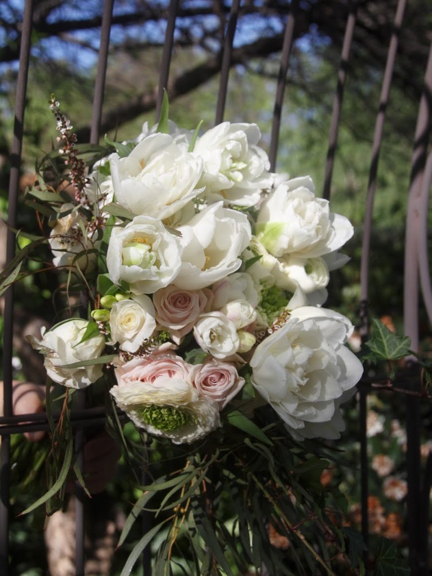 Crisp White & Greens - Subscription Flowers - Monthly Flower Subscription - Weekly Flower Subscription -Flourish by Charlene