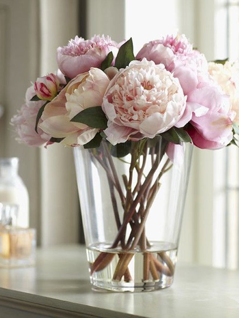 Fluffy Peonies - Peonies in Vase - Peonies Bouquet - Flourish by Charlene