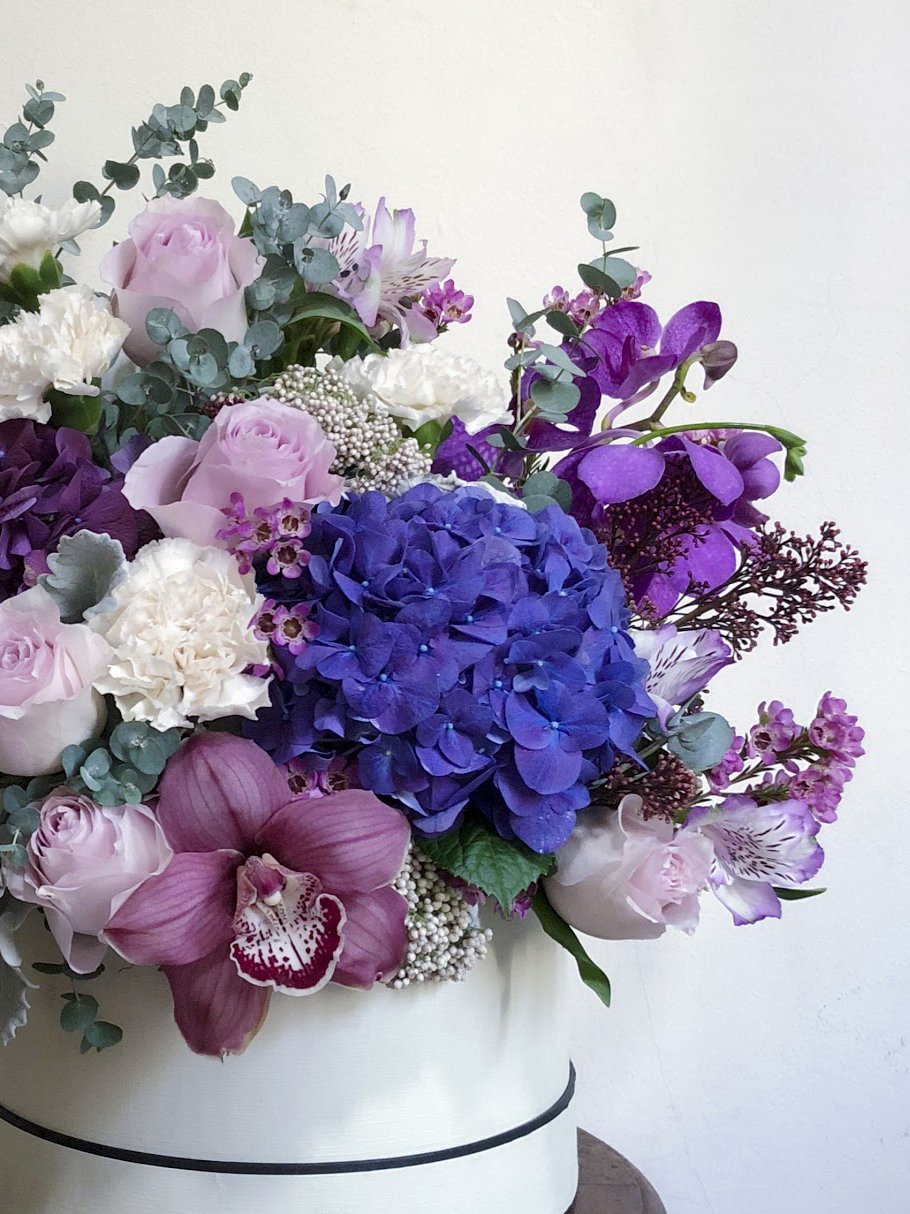 Purple Rain - Flower Bloom Box - Flourish by Charlene