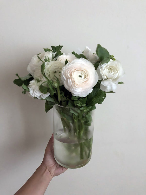 Ranunculus in a vase - Ranunculus Vase Arrangement - Flourish by Charlene
